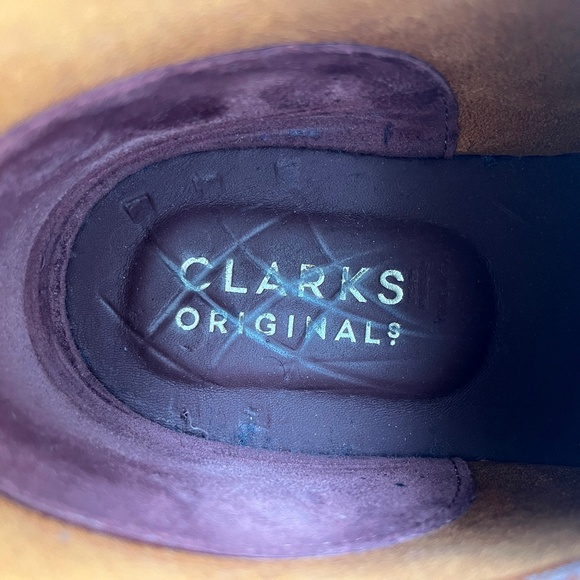 CLARKS DESERT BOOTS / SIZE 10 M / Beeswax Leather - Picture 12 of 12